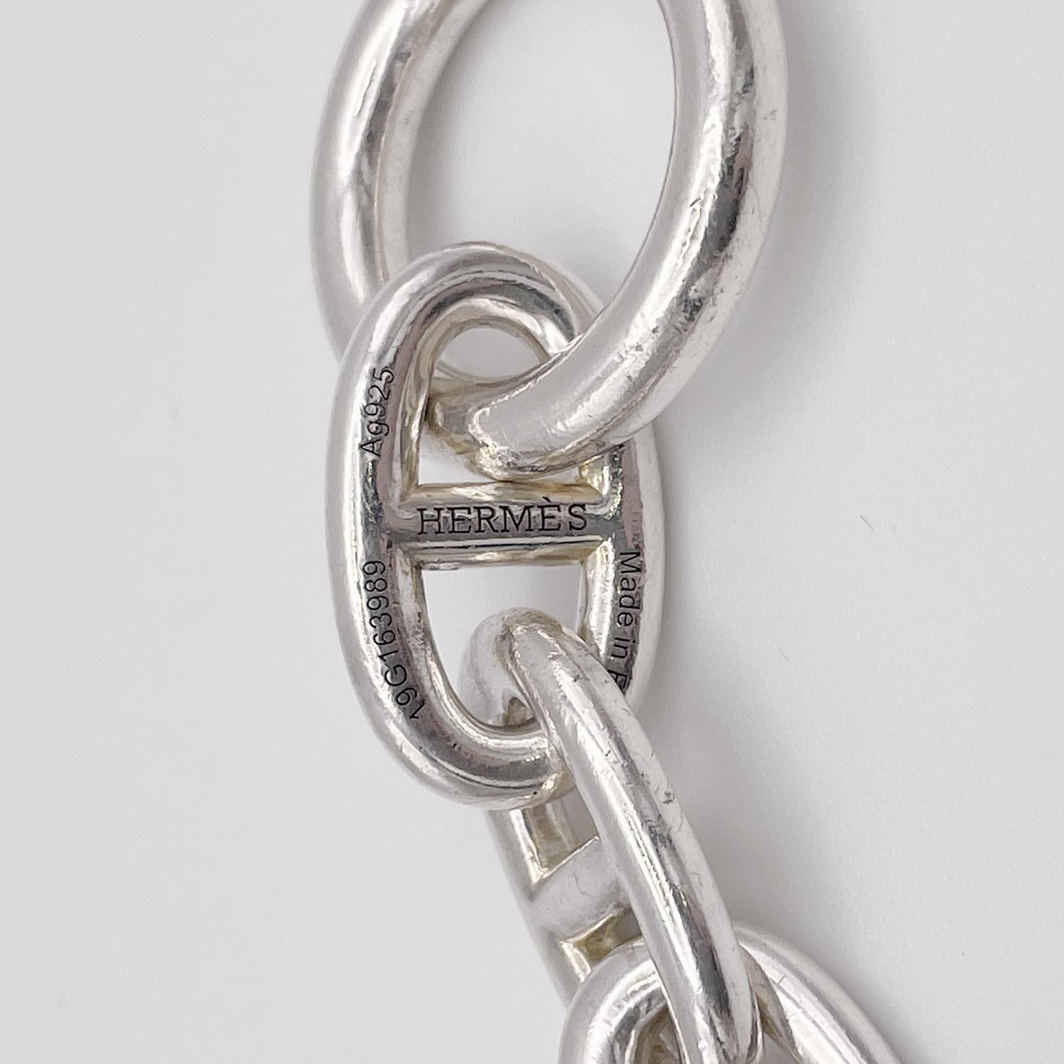 HERMES ����᥹ �֥쥹��å� TGM 11���� �������̥��󥯥� 19G AG925 99.4g ���ʻž夲�Ѥ� KA-002 ����š�