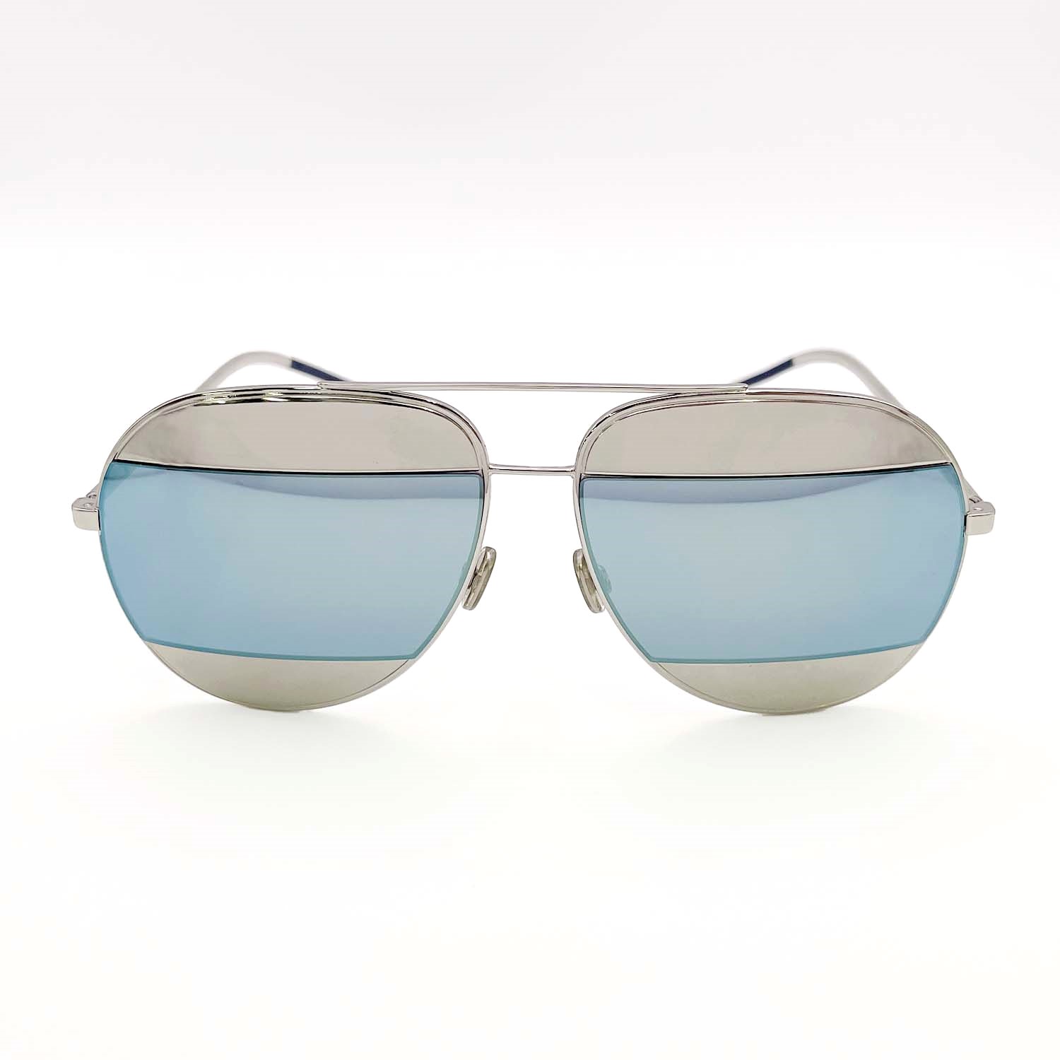 Dior ティアドロップ サングラス DiorSpilit1 ミラー ティアドロップ KA-032 【中古】