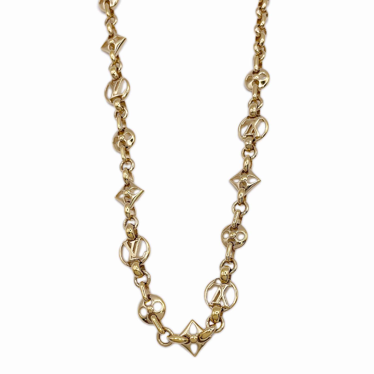 LOUIS VUITTON ルイヴィトン ネックレス コリエクレイジーインロック M00371 KA-015 【中古】