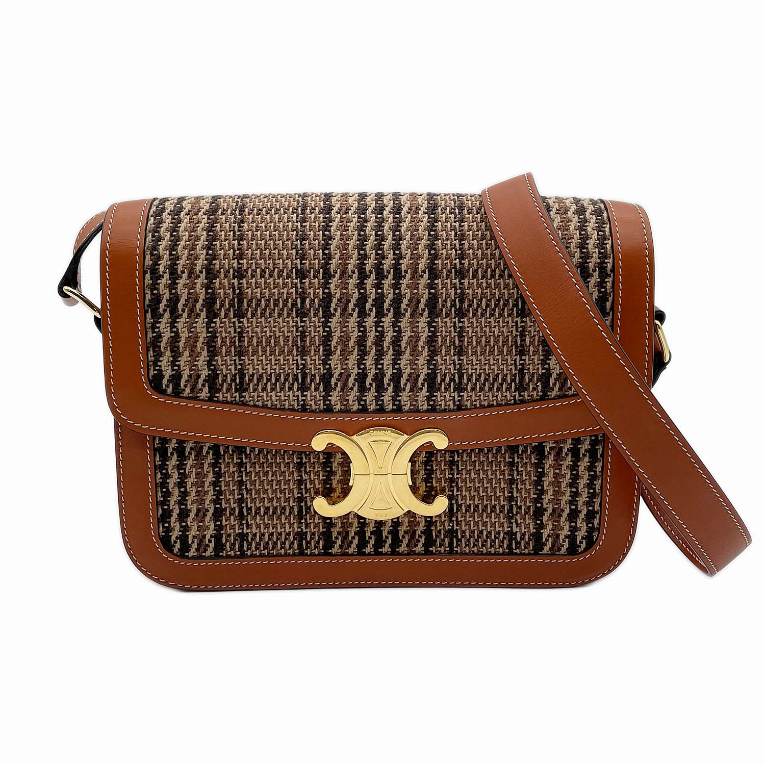 楽天市場】セリーヌ チェック バッグの通販