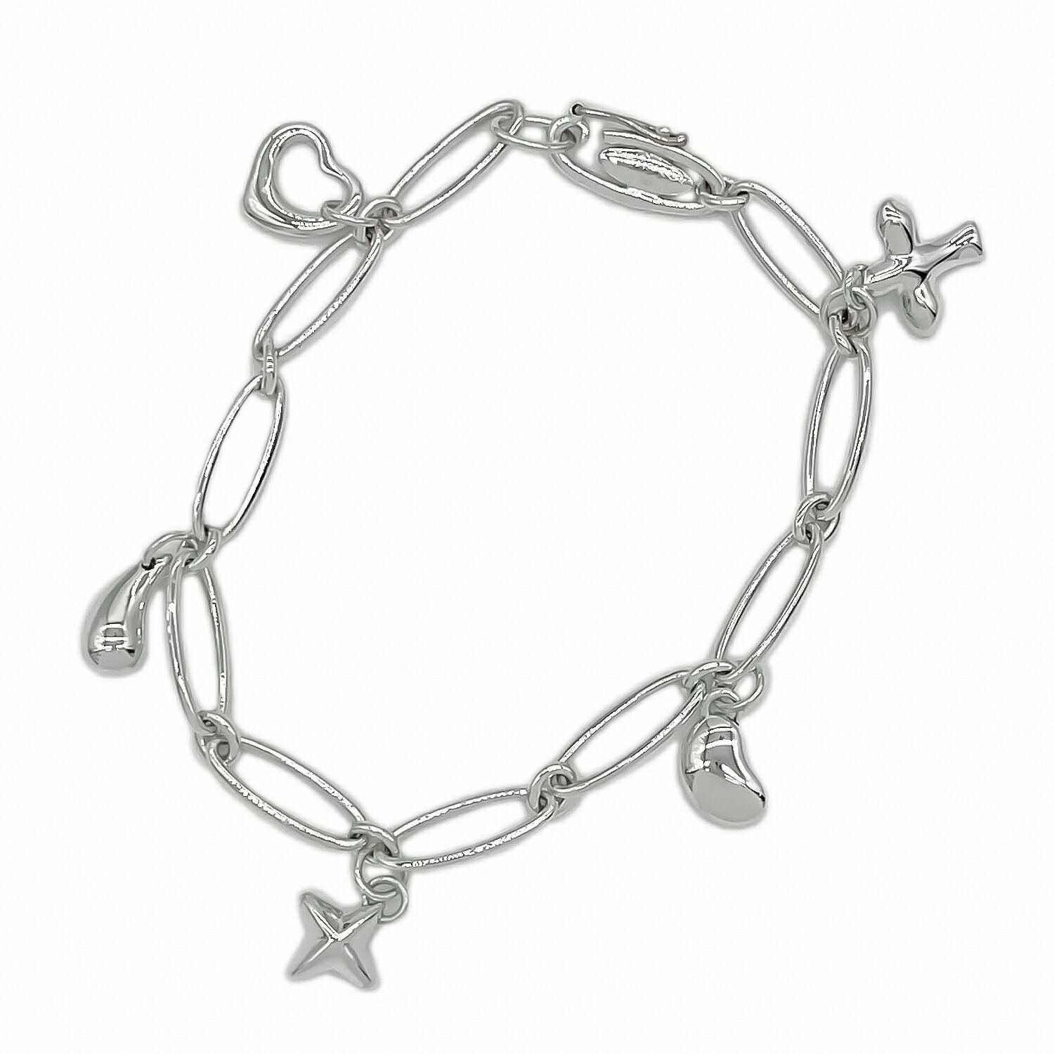 楽天市場】ティファニー 5チャーム ブレスレット（ジュエリー