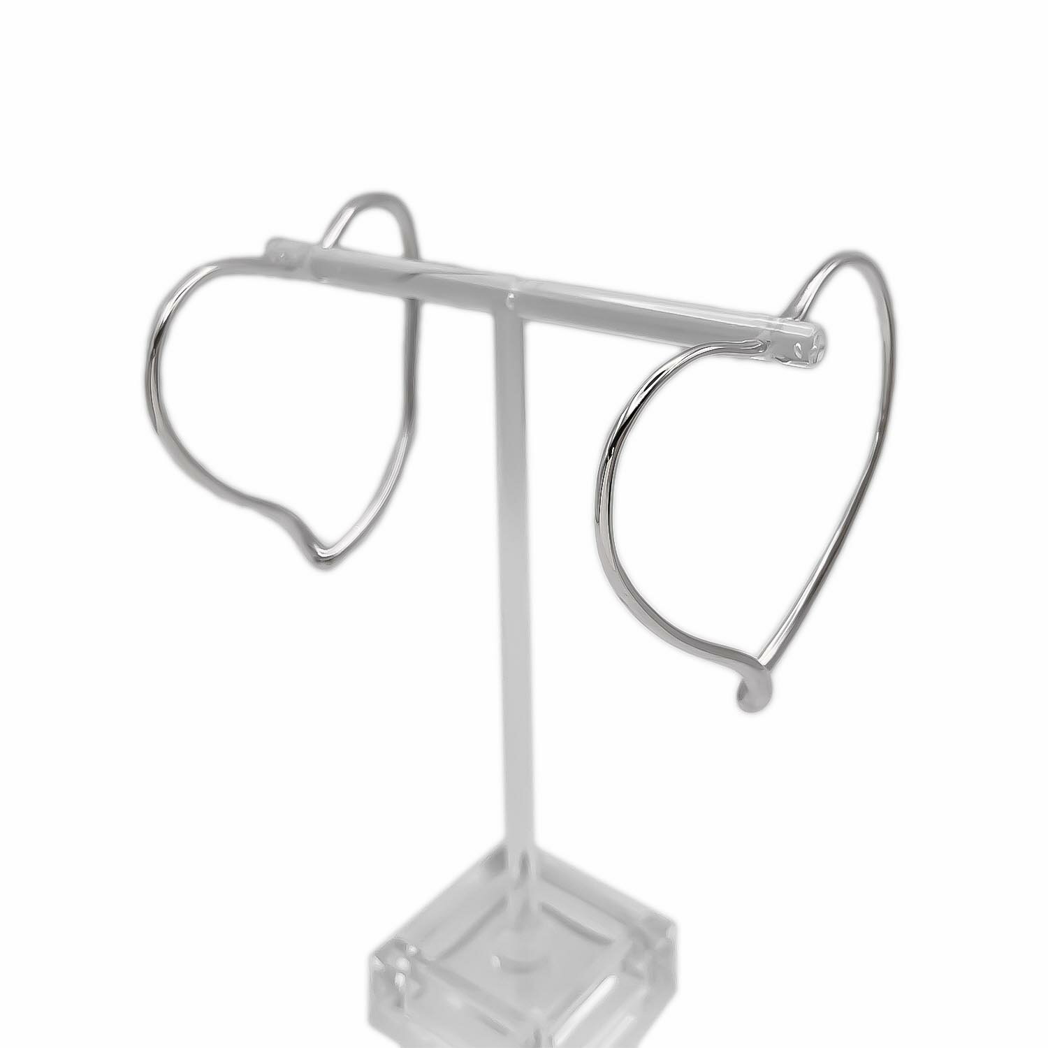 Rakuten - Tiffany&Co. ティファニー ピアス オープンハート フープ ラージ SV925 新品仕上済 【中古】