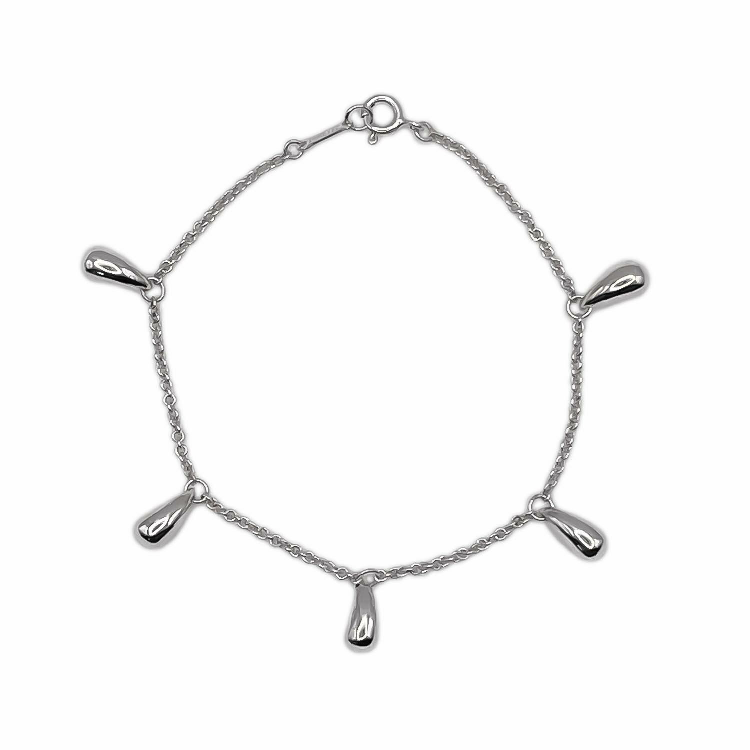 Other - Tiffany&Co. ティファニー ティアドロップ 5P ブレスレット エルサ・ペレッティ SV925 新品仕上済 【中古】