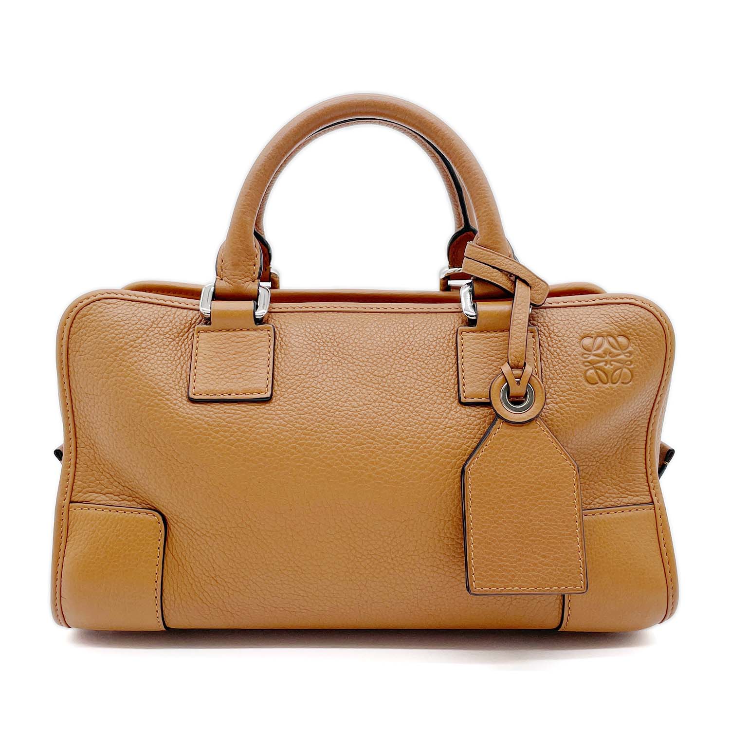 Rakuten - LOEWE ロエベ 2WAY ハンドバッグ アマソナ28 ライトキャラメル ミニボストン ショルダーストラップ 【中古】