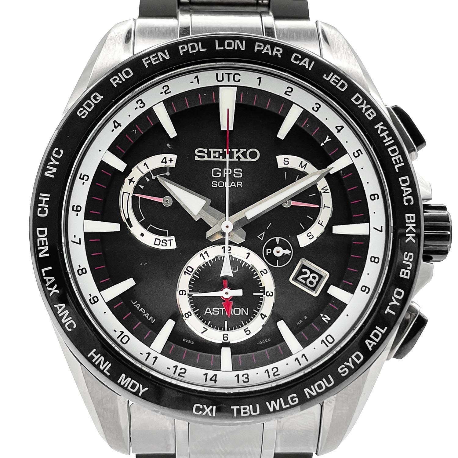 SEIKO セイコー アストロン 腕時計 8X53-0AD0-2 ステンレス メンズ 【中古】