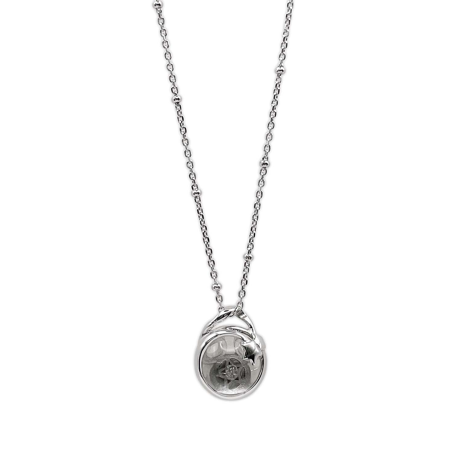 Rakuten - STAR JEWELRY スタージュエリー ディズニー コラボ ネックレス ペンダント 限定 SV925 シルバー レディース 【中古】