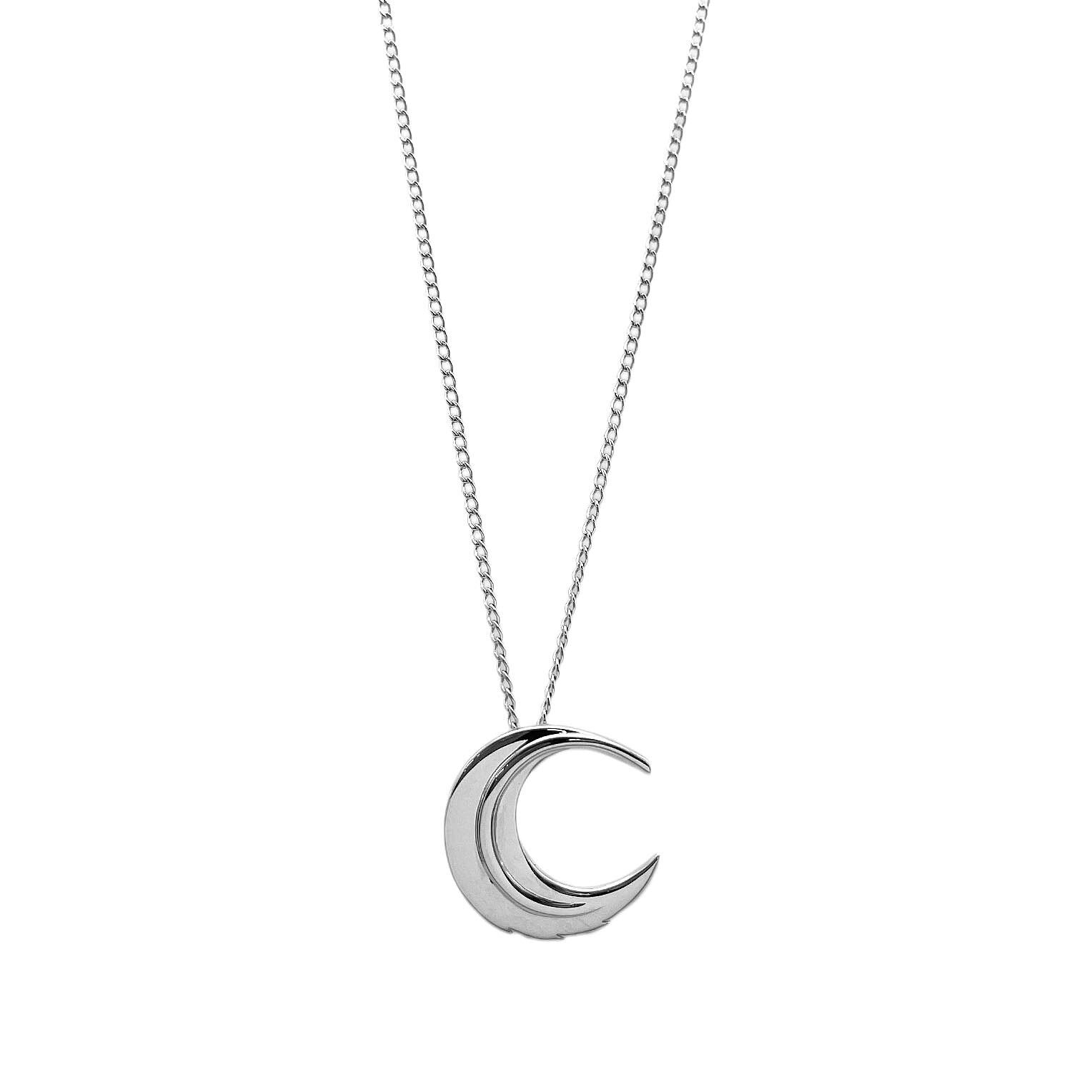 Rakuten - TIFFANY&Co. ティファニー フェザームーン アンジェラカミングス ネックレス ペンダント SV925 シルバー 新品仕上済 ユニセックス 【中古】