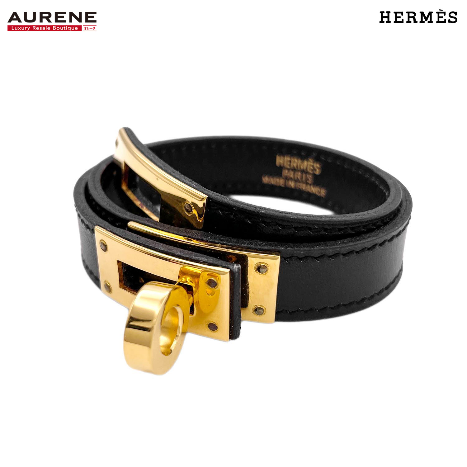 楽天市場】hermes エルメス ケリー ドゥブルトゥール（ブレスレット