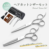 【お買い物マラソン 4980→1980円】散髪用ハサミ すきバサミ ヘアカット スキバサミ...