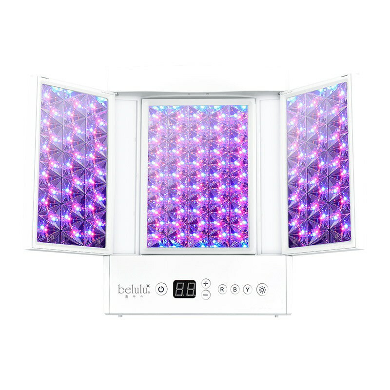 ＼スーパーSALE 50%OFF／美顔器 光美容器 LED リフトアップ【美ルル ヒカリプラス】belulu Hikariplus ＜女優ライト搭載！サロンのLED光エステがご自宅で！＞光エステ フェイス エイジングケア ほうれい線 年齢肌 フォトフェイシャル ギフト