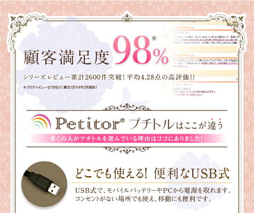 ネイルマシン【プチトルS】Petitor S ＜ゴールドビット・ビットセット付き/雑誌掲載/コンパクト/USBで持ち運びOK/冷却ファン/ロック式/セルフ・サロン・プロ用＞