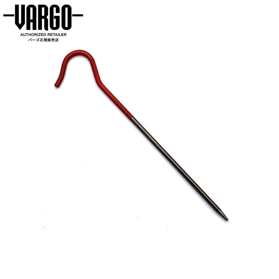 BKフライデー限定クーポン!【バーゴ VARGO】チタニウム ステイク オレンジヘッド (チタン/ペグ/軽量/UL/登山/ロングトレイル/T-107)