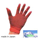 【マッキンレー McKINLEY】インナーグローブ ノンスリップ ショート(指無し/滑り止め/登山/クライミング/防寒/薄手/スマホ/指切り/いぼ)