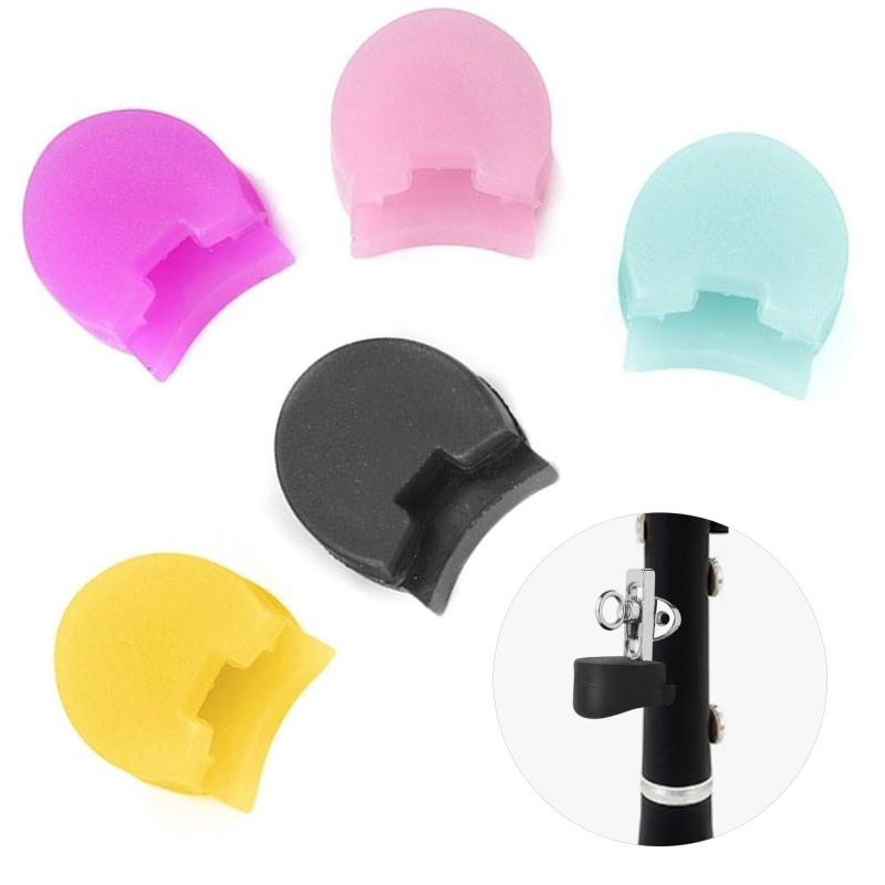 親指レスト 5個5色 親指 サムレスト 木管楽器パーツ 楽器アクセサリー ゴム製 木管楽器パーツの サムプロテクタークッション サムレストクッション クラリネット用サムプロテクター ラバ