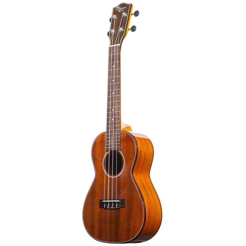 Ohana Ukuleles オハナウクレレ コンサートサイズ CK-35G高品質でリーズナブルな「オハナウクレレ (Ohana Ukuleles)」ブランドのウクレレ「CK-35G」初心者から上級者まで、男女問わず幅広く楽しめるコンサートサイズのウクレレ　全長: 60.6cm、弦長 (スケール): 38.1cm (15インチ)ボディトップ、バック＆サイドにソリッド・マホガニー材を使用し、グロスフィニッシュを採用ソリッド・マホガニーによる深みのある音色と豊かさは、弾き込むほどに味わい深さを増していく持ち運びに便利なギグバッグ付属