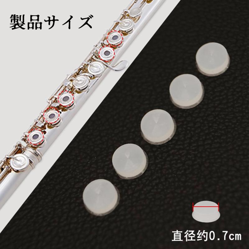 ChasCoCoフルートの穴にプラグ 10個セット オープンホールソフトプラグシリコン木管楽器部品 修理部品 オープン ゴム製 auroravision-10127583 オーロラビジョン サンプル画像2