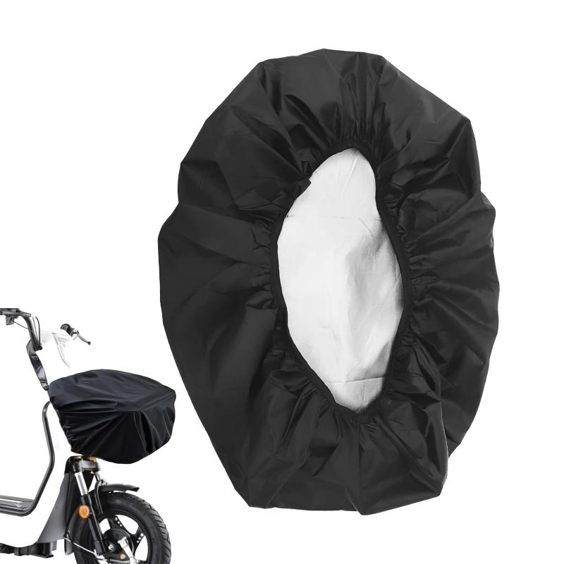 【FineGood】自転車カゴカバー 前カゴカバー 防水生地 前かご カゴレインカバー 日焼け防止 防雨防塵 バスケットレインカバープロテクター 取り付け簡単 大容量 電動自転車三輪車バスケット
