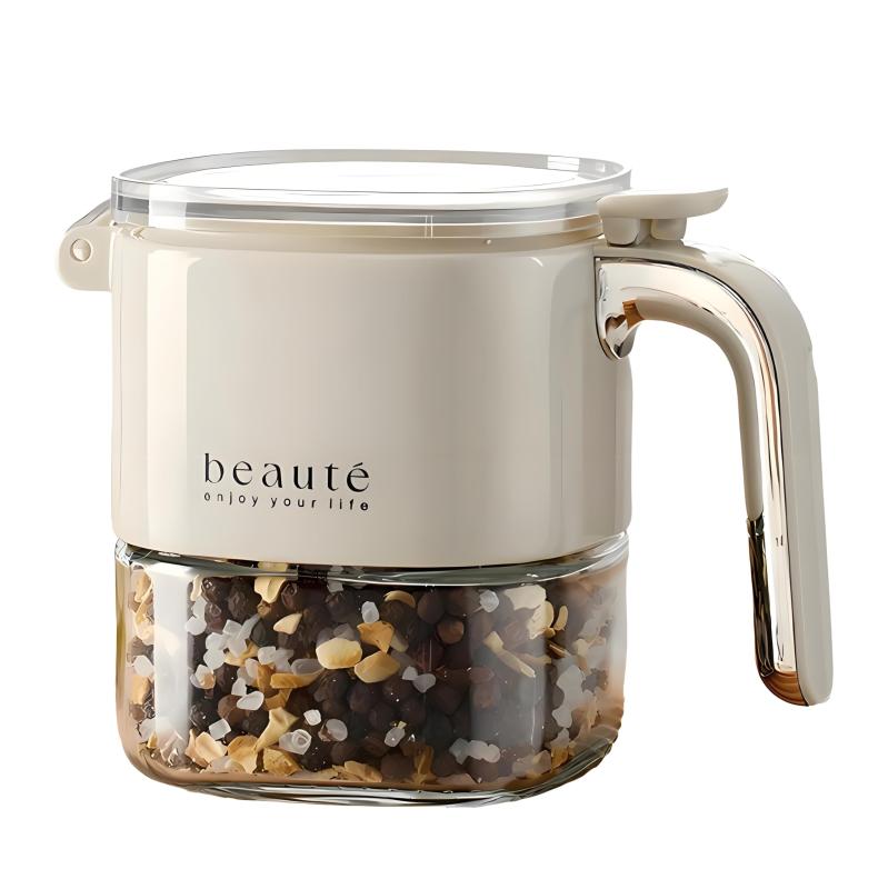 IOLOYU 調味料入れ ガラス保存容器 ス