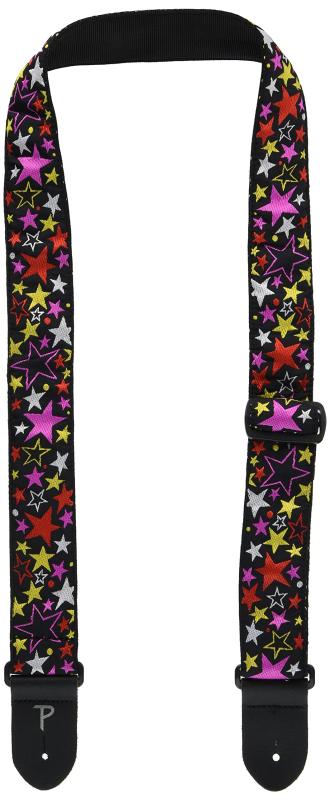 Perri's/ペリーズ TWS-6800 星柄 ジャカード調 ギターストラップ HOPE JACQUARD STARS