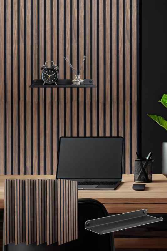 ottostyle.jp 吸音パネル 吸音材 防音材 吸音ボード 【80×30cm】 スラットウォール ウォールパネル リブウッド 壁材 ウッドパネル 内装 DIY 模様替え 木製 板 賃貸でも使える 騒音対策 遮音 インテ