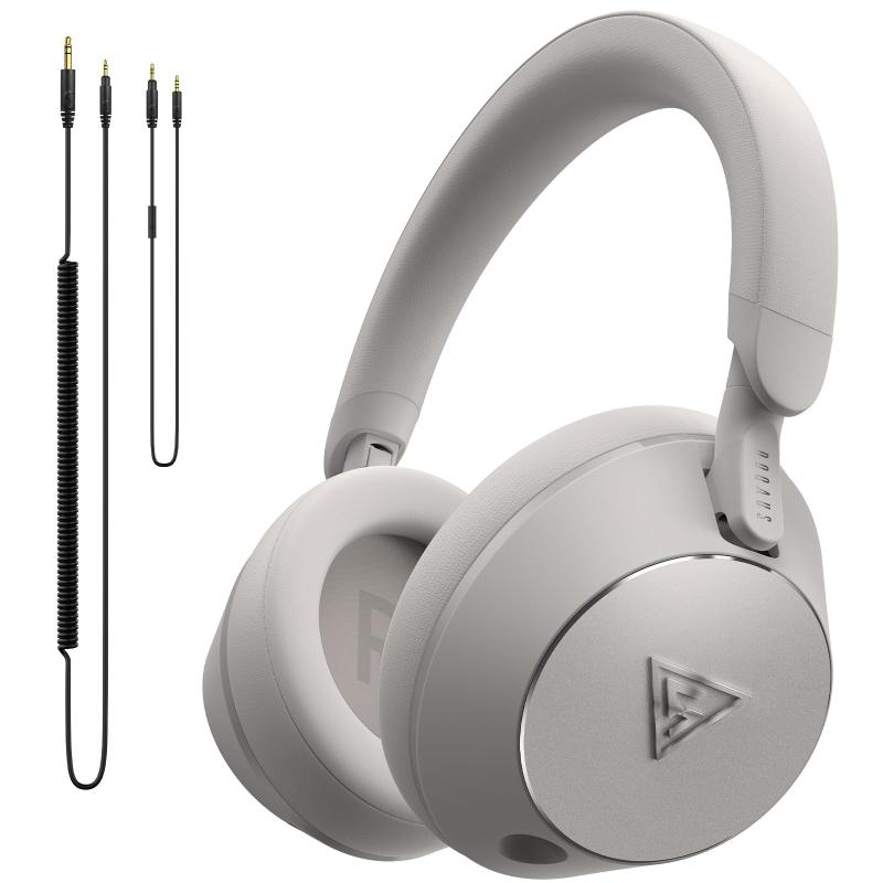 DOQAUS(ドカアス) ヘッドホン 有線 マイク付き 50mm ドライバー モニターヘッドホン【高解像度モニター音質】DOQAUS 有線 ヘッドホンは50mm大口径ドライバーとフラットチューニングにより、原音を忠実に再現。迫力ある重低音、繊細な中高音域で、録音・DTM・ミキシングに最適なモニターヘッドホンです。密閉型設計で外部ノイズを遮断し、没入感のあるリスニング体験を提供。DJやエレキギター、配信用途にもおすすめの有線ヘッドホンです。【快適な装着感】 柔らかい低反発イヤーパッドと軽量・調整可能なヘッドバンドで、長時間でも快適。イヤーカップは90°回転可能で片耳モニタリングにも便利。耳を包み込む密閉構造で、スタジオでも自宅でもクリアな音質を楽しめます。【音楽シェア＆幅広い互換性】 3.5mm＋6.3mmのデュアルジャック構造でスマホ、PC、電子ピアノなどに即接続。さらに別のヘッドホンをつなげば、複数人で同じ音楽を同時に楽しめます。セッションや友人との共有にも最適なシェア機能を搭載。【マイク付き＆簡単操作】 マイク内蔵の3.5mmケーブルは、再生/一時停止/曲送り/音声アシスタントにワンタッチで対応。さらに3.8mのコイル状延長ケーブル付きで、自由に動けて快適。ハンズフリー通話やリモート作業にも便利。【軽量＆持ち運び便利】 重さわずか234g、防水収納ポーチ付きで、通勤・旅行・アウトドアにも気軽に携帯可能。12ヶ月の安心付きで、万一のトラブルにも対応します。