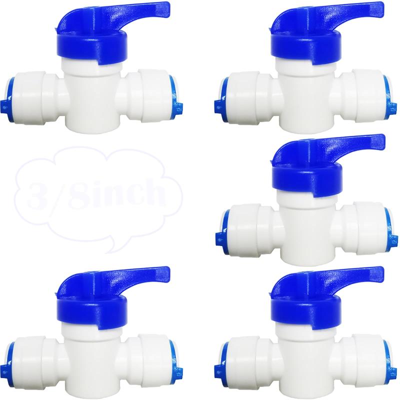 CESFONJER RO浄水器継手、コネクター、3/8" から3/8" プッシュフィットフィッティング、水フィルターディスペンサーおよび逆浸透用