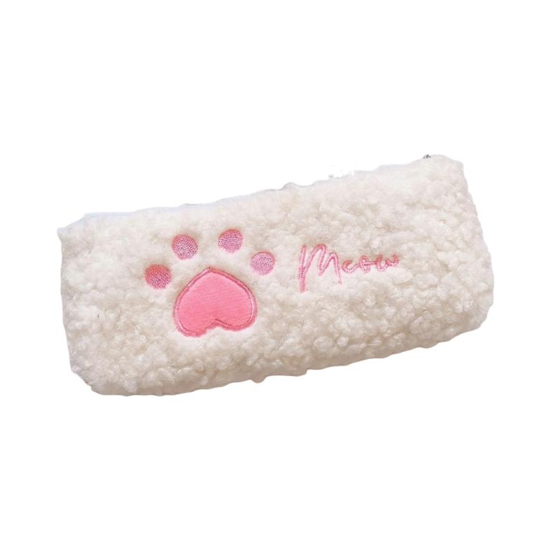 M-S0020 かわいい モフモフ 猫 の 肉球 デザイン ケース ねこ スマホケース スマートフォン ケース ペンケース 筆箱 肉球 筆 入れ 筆記用具 鉛筆 ホルダー ペン ポーチ もふもふ 気持ちいい 携 auroravision-10183067 オーロラビジョン サンプル画像3