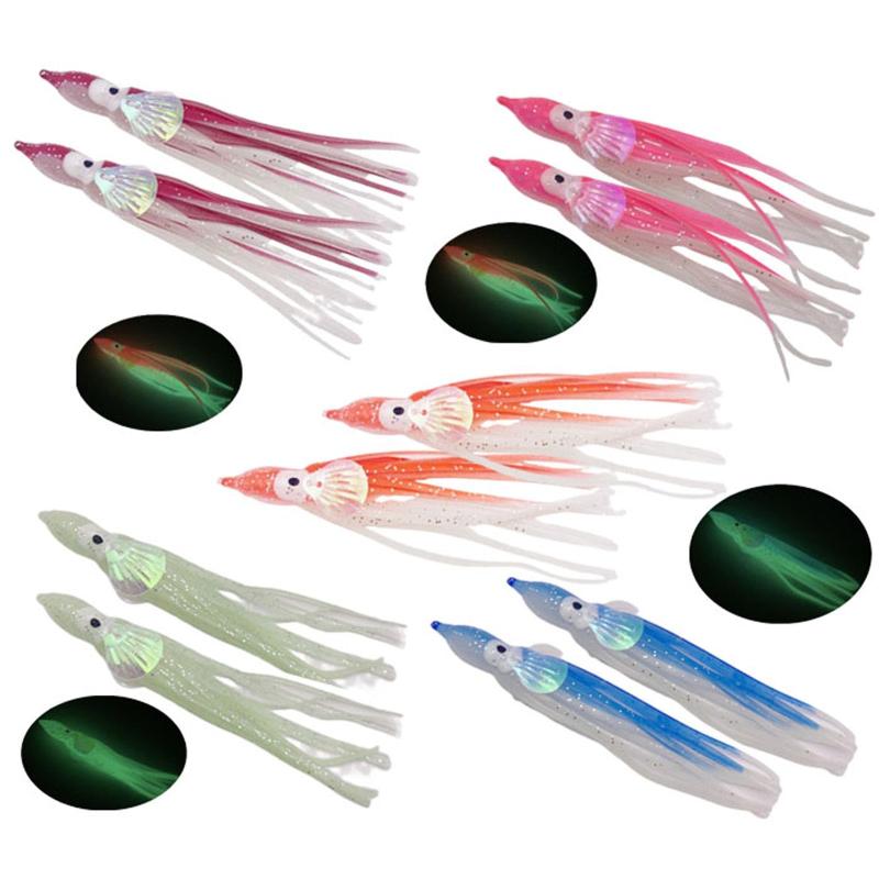 タコベイト 12cm 4寸 10個 夜光 グロー ベイト バケ BAIT DIY 仕掛け 釣り 釣具