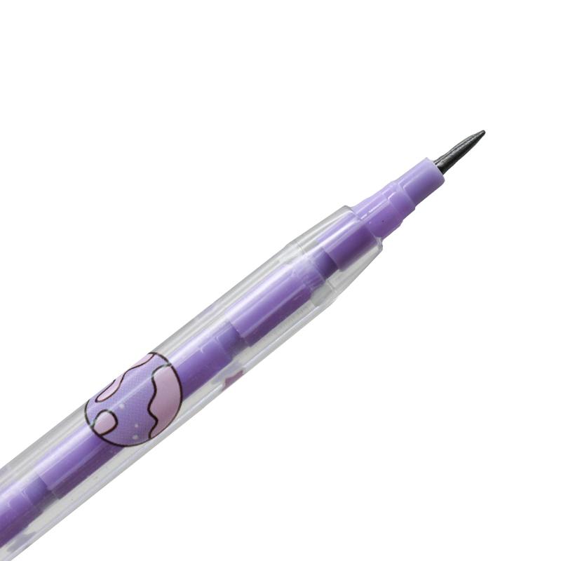 Lopenle 12本 ロケット鉛筆 シャーペン 人気 高中小学生 書きやすい 文房具セット 大人の鉛筆 シャープペンシル 製図用シャーペン ノック式エンピツ 子供 プッシュぺん 誕生日パーティー ギフ auroravision-10174544 オーロラビジョン サンプル画像3