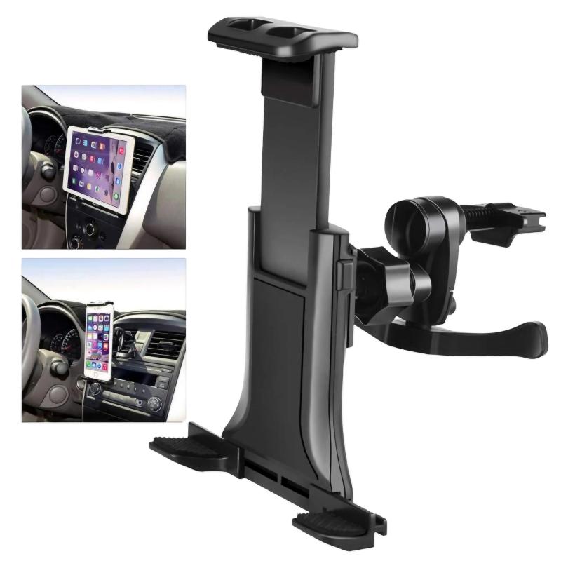 East Leaf 車 タブレットホルダー スマホ ホルダー エアコン 吹き出し口 取付簡単 iphone ipad 4－12インチ 対応