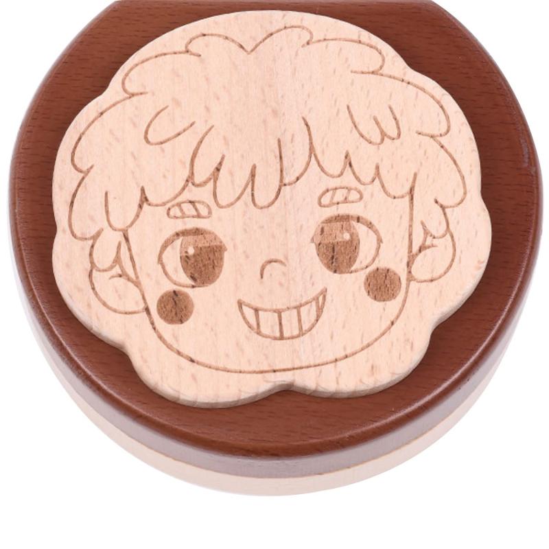 ENZUO乳歯ケース 乳歯入れ 乳歯ボックス 記念 木製十二生肖 男の子と女の子 赤ちゃん用 出産祝い お誕..