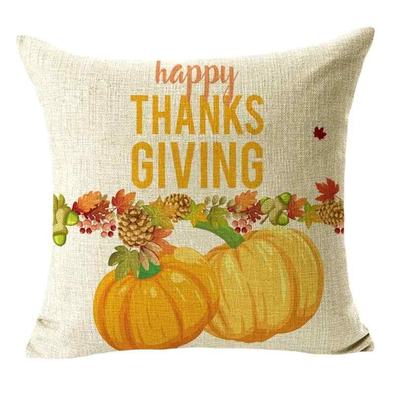 Thanksgiving 感謝祭 サンクスギビング 収穫 ピローケース 枕カバー クッションカバー 秋 アクセサリー..