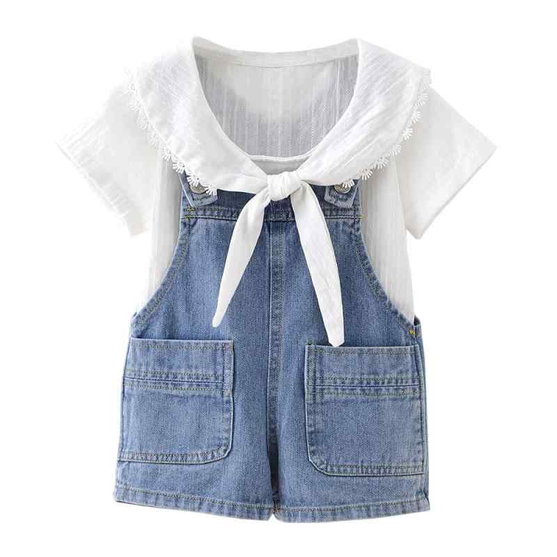 [Reegoo Peter] ベビー服 女の子 サロペット シャツ オーバーオール 100％綿 80 90 100 110