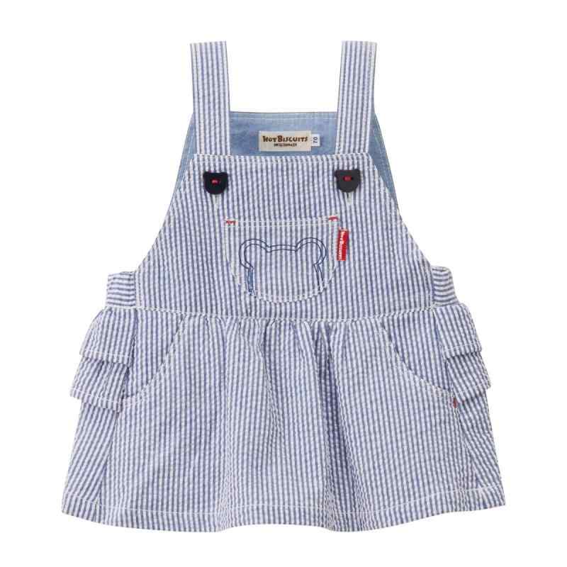 [ミキハウス ホットビスケッツ] ジャンパースカート 72-1801-821