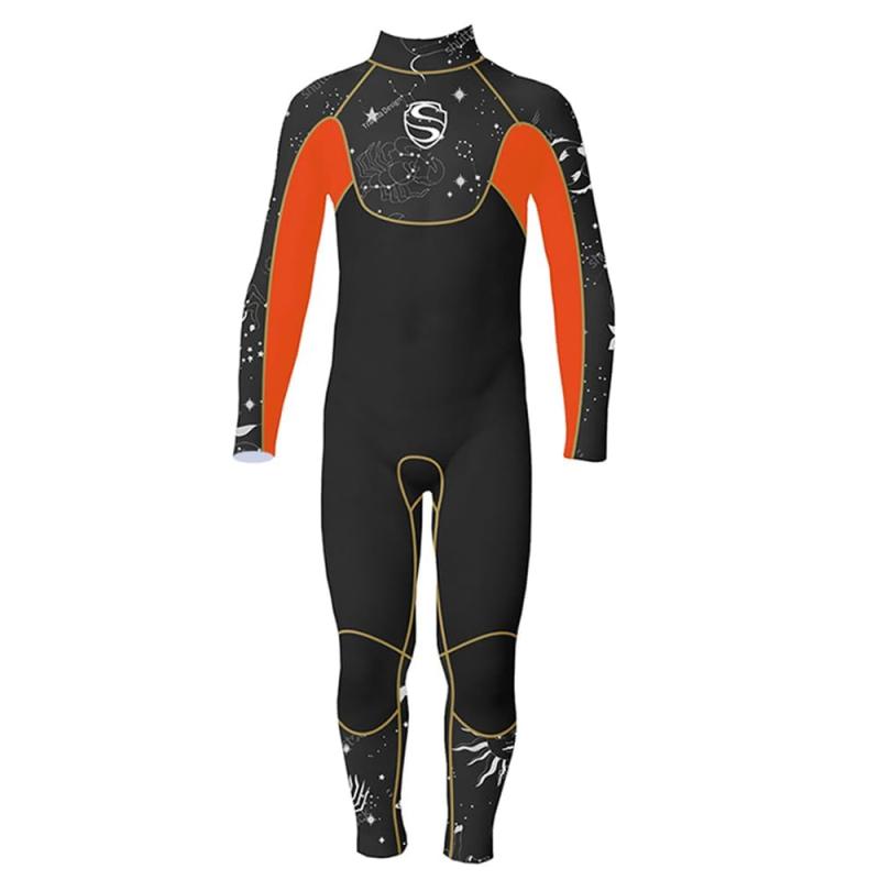 MORGEN SKY ウェットスーツ キッズ 水着 2.5mm 子供用 フルスーツ ラッシュガード マリンスポーツ ダイ..