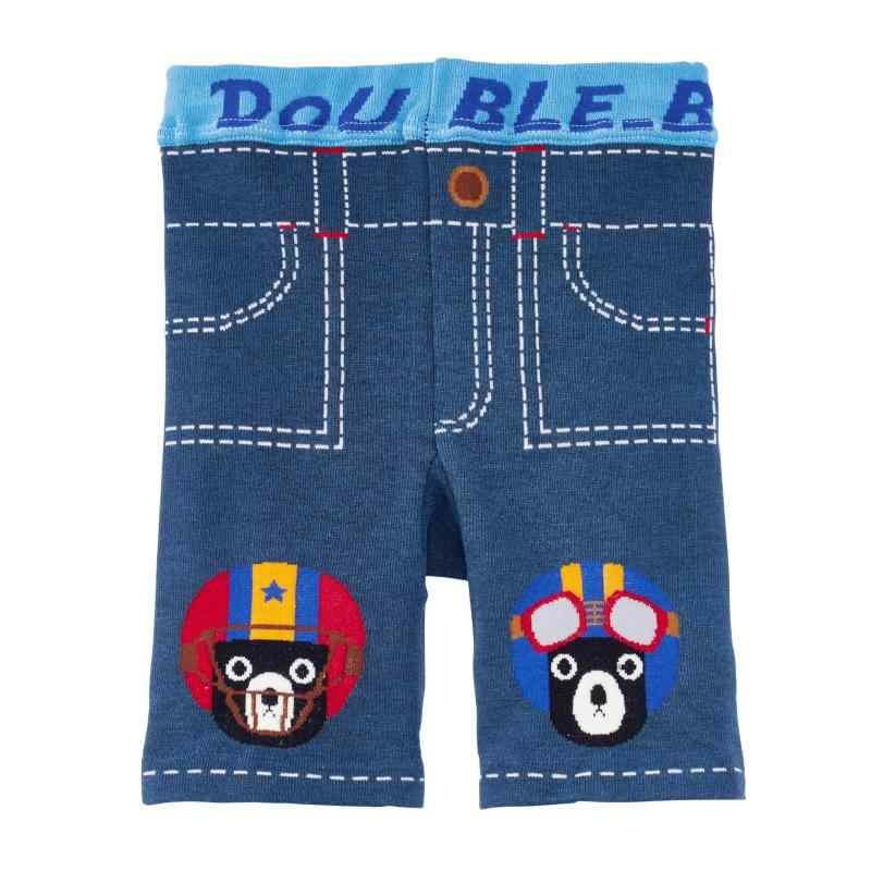 [ミキハウス] ミキハウスダブルビー 5分丈スパッツ くま 日本製 男の子 女の子 ベビー キッズ 子供服 62-9801-147