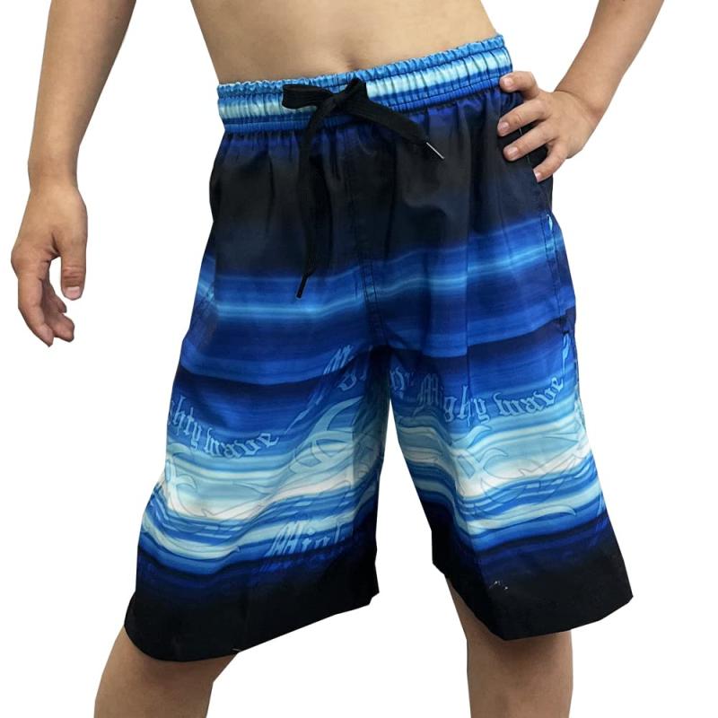 [マシャロ] 男児水着J2302001 DESIGN4 110cm夏のレジャーに欠かせないSURF PANTS おもいっきり夏を楽しもう 夏のレジャーにおすすめなサーフパンツ。海や川遊び、プールにはもちろん汚れが付きにくく、濡れても乾きやす...