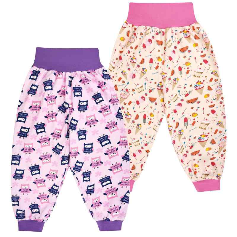 MooMoo Baby コットン おねしょズボン 2枚セット｜防漏・ハイウエスト・薄型・通気性｜調整可能ウエスト・男の子・女の子用・おねしょ対策・幼稚園・小学生用（2～9歳）