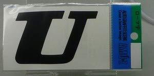樂天商城 - 東洋マーク 文字（ローマ字）U 黒 ステッカー