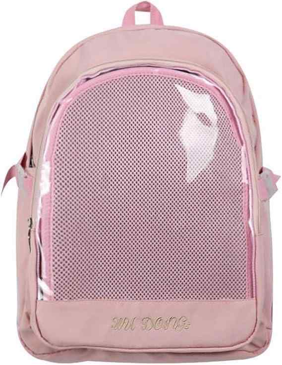 [Clove Cube] 【クローブキューブ】推し活 痛バッグ リュック 40cmぬいぐるみ対応 クリアバッグ 大容量..