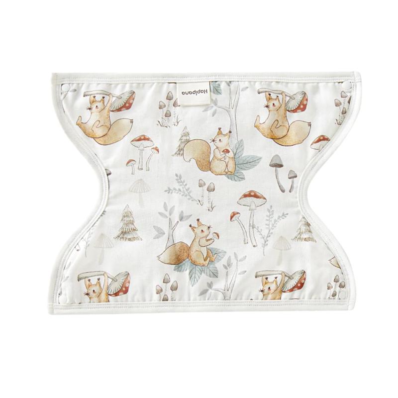 抱っこひも用よだれカバー 胸当て 竹繊維綿 6重ガーゼ ベビーキャリア 子守帯 抱っこひも用 エルゴ よ..