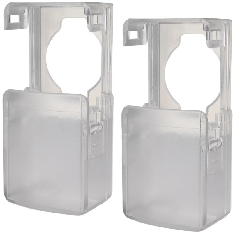 ルボナリエ チャイルドロック キーカバー 玄関 鍵用 いたずら防止 ブラック 2個セット(4)