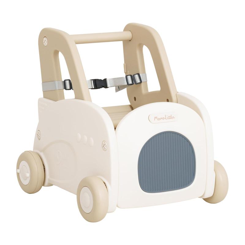 MomnLittle 手押し車 乗用玩具 知育玩具 おもちゃ 乗り物 赤ちゃん つかまり立ち 押し車 ベビーウォー..