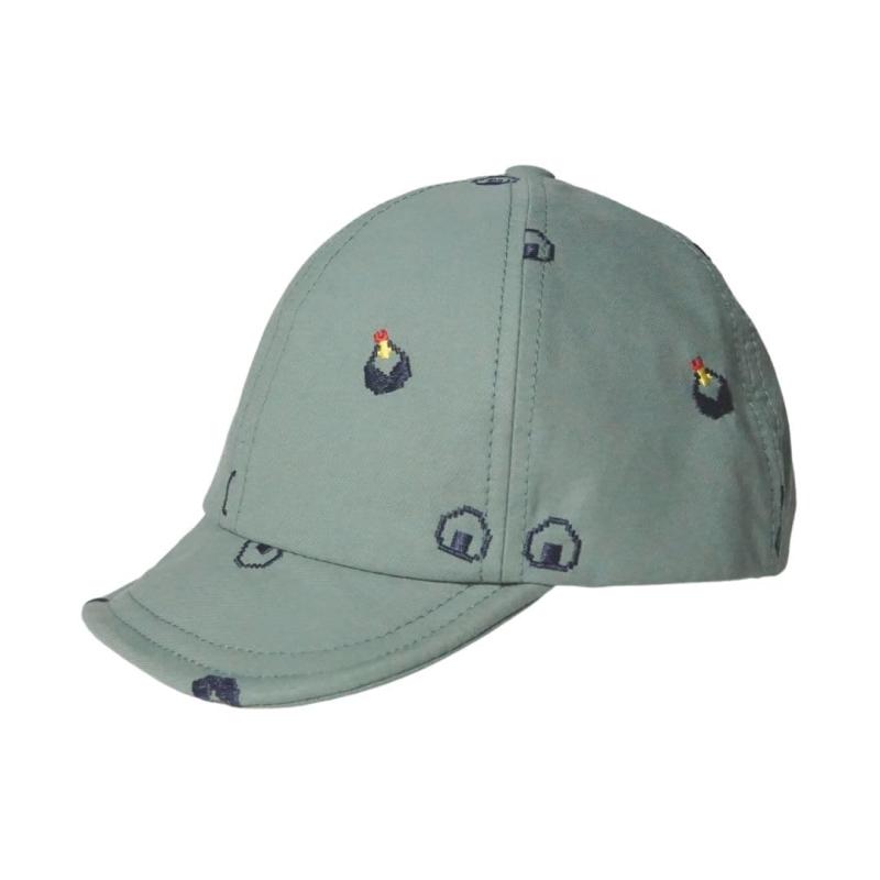 [K-story...] おむすび柄キャップ/おむすび/天むす/キッズ/ベビー/紫外線対策/熱中症対策/おでかけ/お..