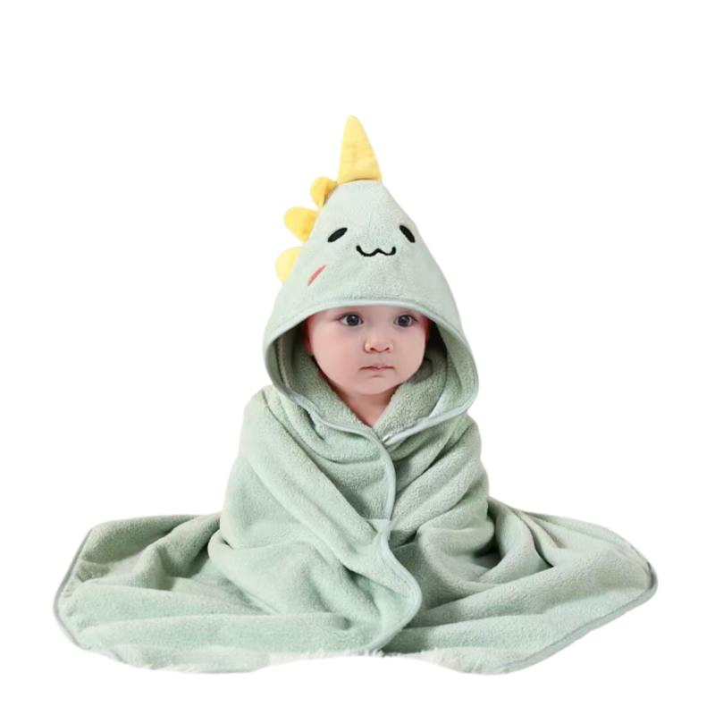 [Clove Cube] 【クローブキューブ】ベビーおくるみ 新生児 バスタオル フード付き 赤ちゃん用 吸水速乾..