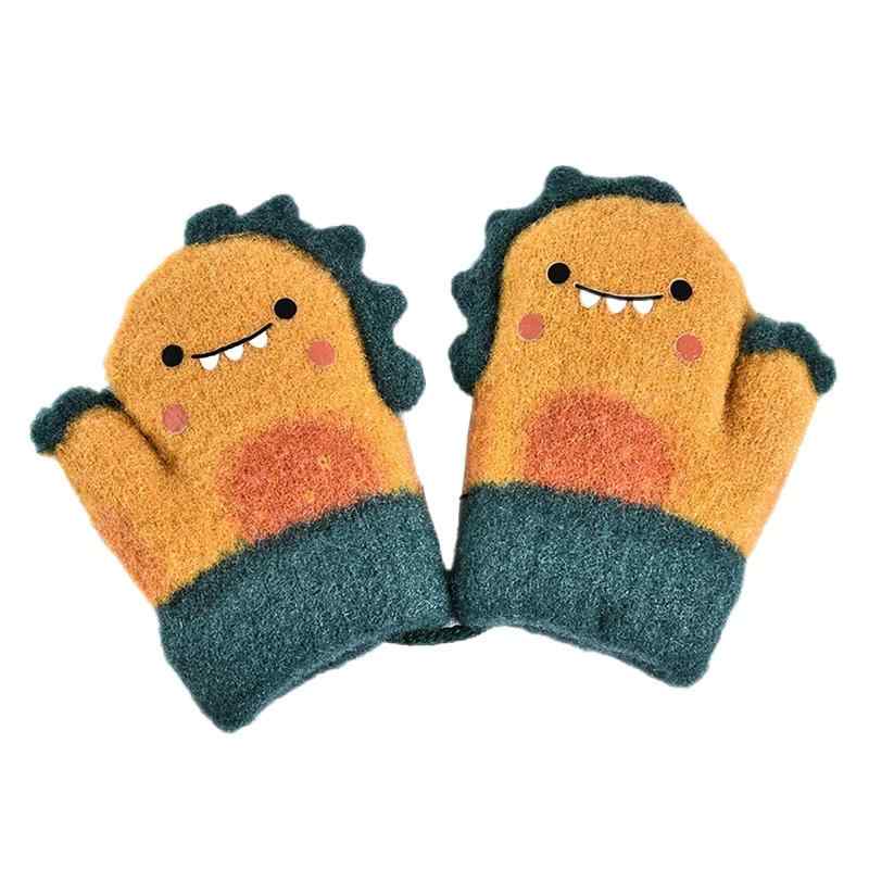 [QINTIAN] ベビーミトン手袋 子供手袋 キッズニットグローブ 赤ちゃん 男の子 女の子 ミトングローブ ..