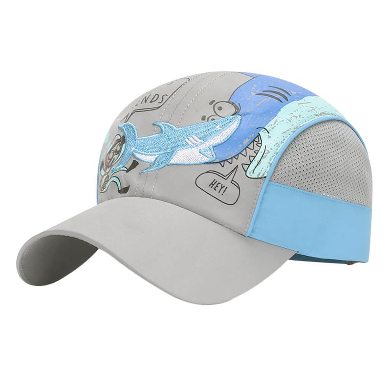 [QCHOMEE] 子供 キャップ メッシュ 春夏 キッズ 帽子 子供 野球帽 通気性 日除け UVカット 熱中症対策 日除け帽子 軽量 速乾性 調節可能 おしゃれ 通園 通学 外出 海遊び 旅行 登山 プレゼント カ