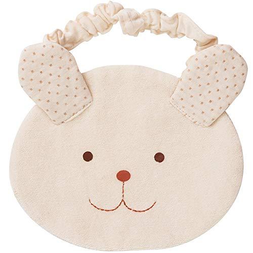 アモローサマンマ オーガニックコットン ニコニコ動物 パイルのくしゅくしゅスタイ 14×18 うさぎ