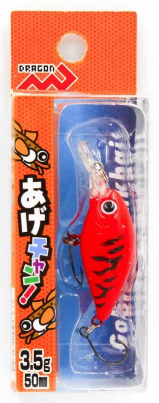 MARUSHINGYOGU(マルシン漁具) ドラゴン あげチャン 50mm3.5g ベタレッド