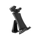 YFFSFDC IPad三脚マウントアダプター タブレットホルダー 360度回転可能 iPad Pro 12.9 11 10.5 iPad Air Mini 用 5.5-13.5インチ ユニバーサルタブレットクランプホルダー 安定性 耐久性 三脚一脚用